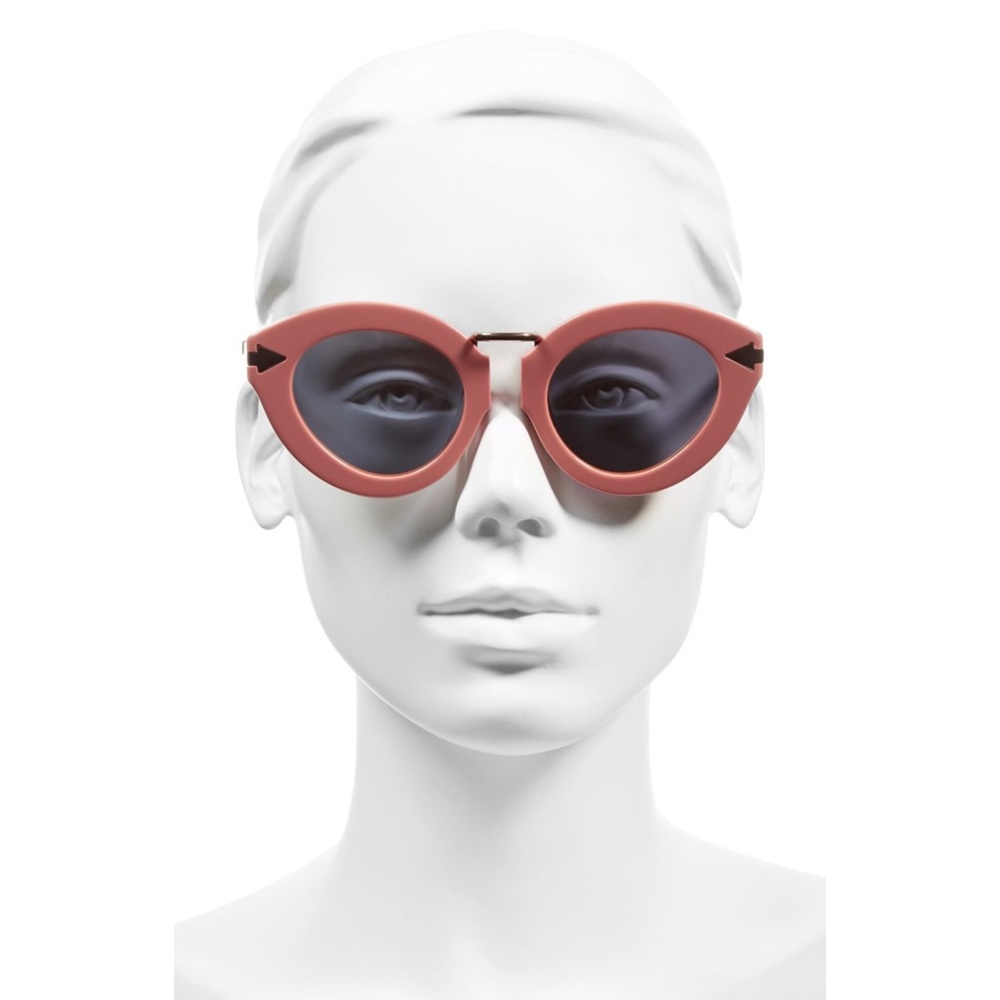 Karen Walker Lunar Flower patch 49mm Sunglasses